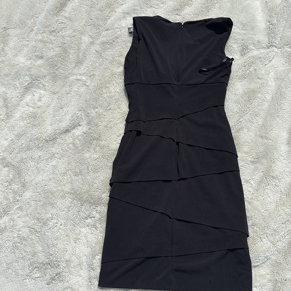 White House Black Market Black Bodycon Dress – Size 0 | NWT | Elegant | - Picture 7 of 7